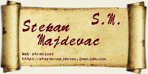 Stepan Majdevac vizit kartica